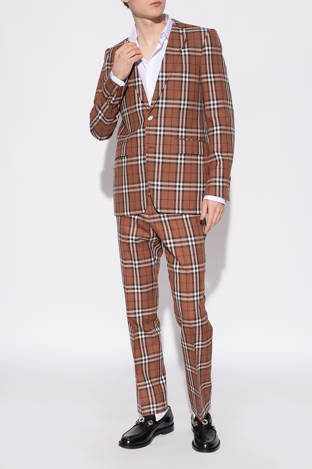 Burberry 2024 check suit